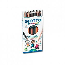 LAPIZ DE COLOR GIOTTO STILNOVO SKIN TONES CJ X12